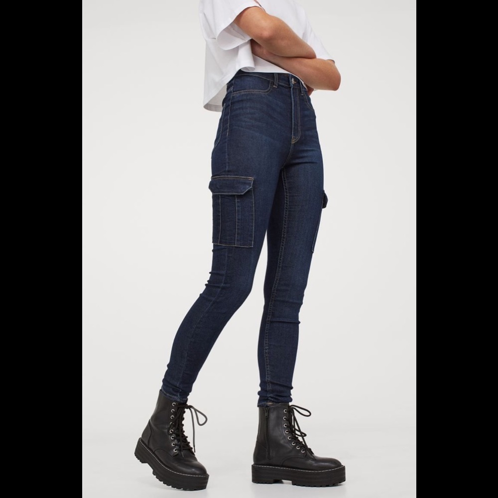 Slim High Cargo Jeans SOLD OUT STYLE